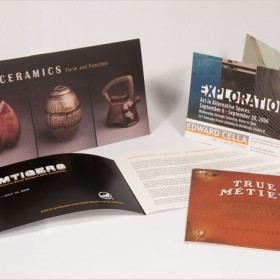 Dreamtigers, Ceramics, Explorations, & True Metier brochures