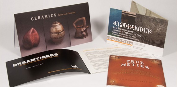 Dreamtigers, Ceramics, Explorations, & True Metier brochures