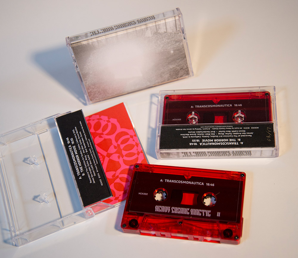 Example of Heavy Cosmic Kinetic cassette tape package design